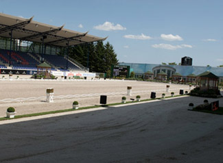 Aachen dressage arena Bill Levett