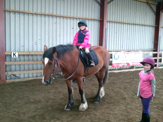 Urssie in training for the Olympics Bill Levett