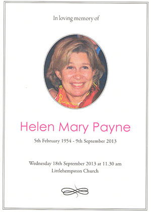Helen Payne Bill Levett