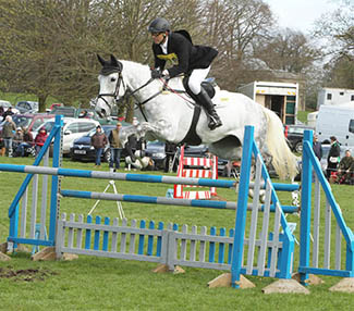 Bill Levett and Silver Night Lady, Weston Park, April 2014