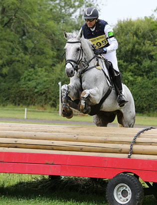 Bill Levett and Silk Stone, Aston, July 2014