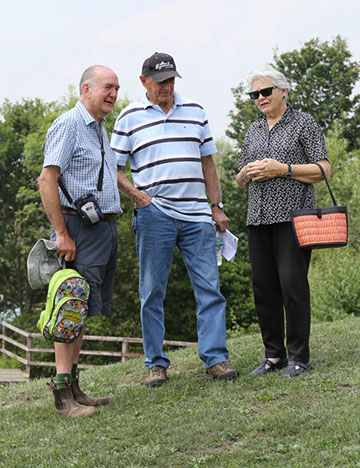 John Prentice, Bob and Wendy Levett , Aston, July 2014