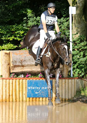 Bill Levett and Scarlet O Tara, Little Gatcombe, September 2014