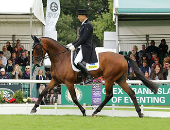 Bill Levett and Improvise, The Land Rover Burghley Horse Trials, September 2015